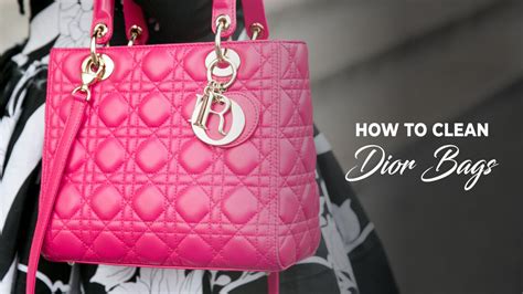 how do dior clean their bags|dior bag cleaning instructions.